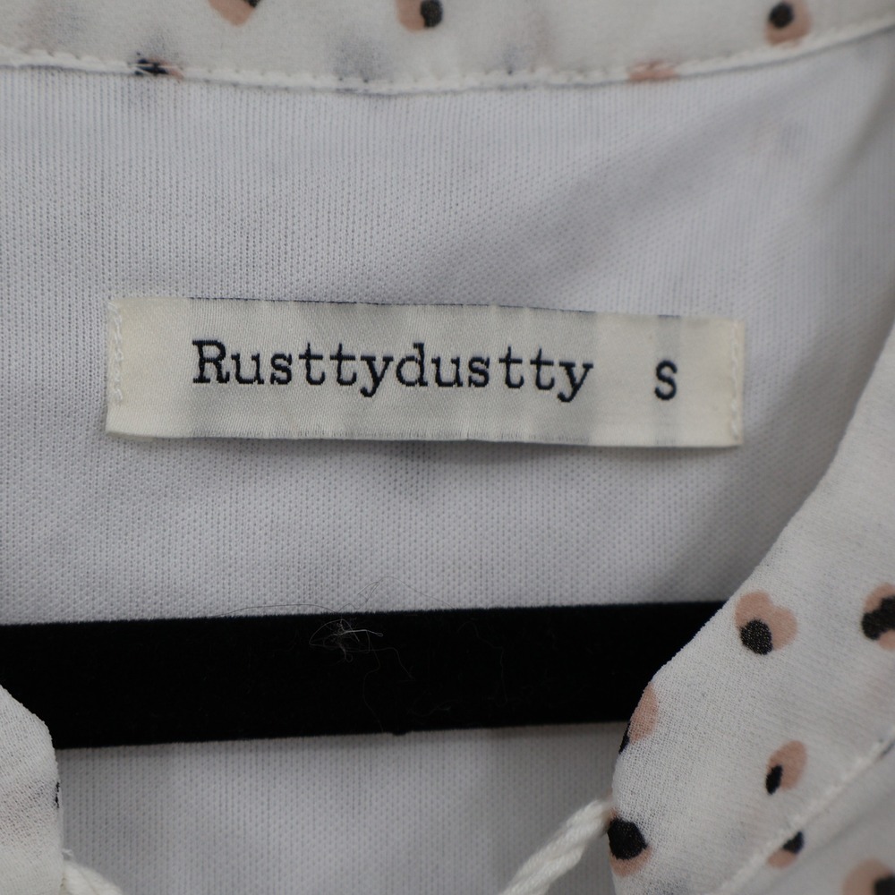 Rustydustty Embroidered Midi Dress Womens S White Boho Bohemian‎ Peasant Tiered - Picture 3 of 15